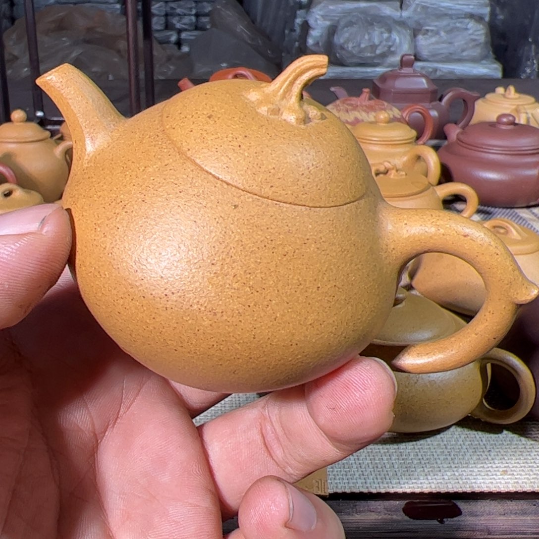 哈***6茶壶紫砂全手制作