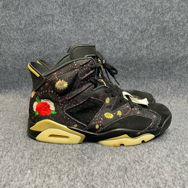 AJ6烟花/44.5码/9新/二手正品耐克篮球鞋/图片实拍如下
