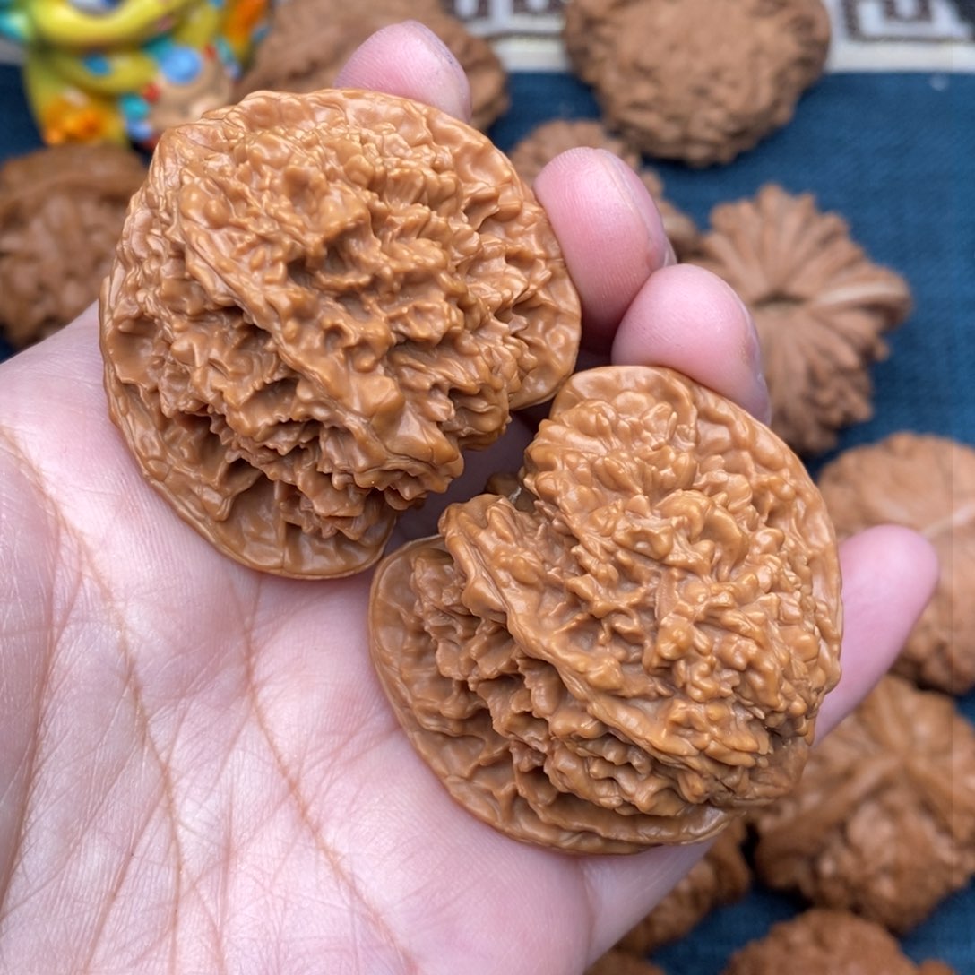 文玩核桃把件自*43毕业满天星全品