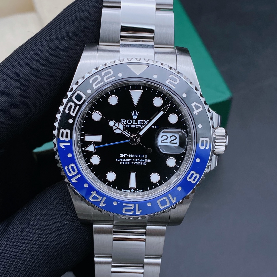 99新 Rolex/劳力士 16年全套/格林尼治116710男表/国米圈/表径40