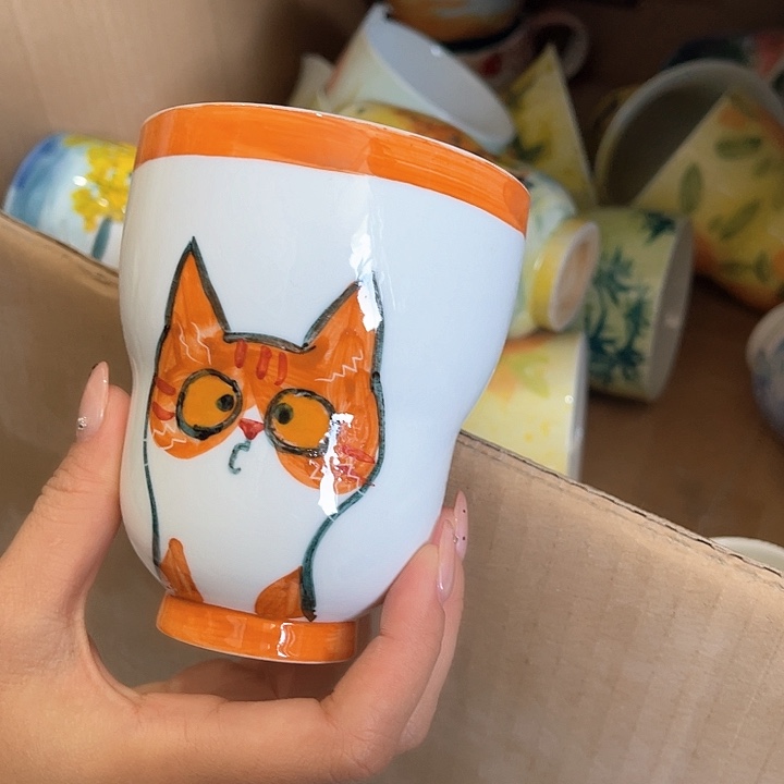 陶景德镇釉下手绘陶瓷 