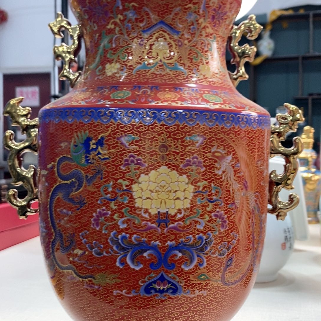 景德镇陶瓷花瓶摆件