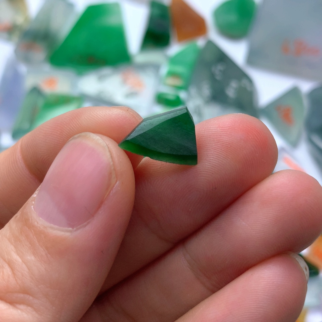 定制翡翠未镶嵌天然缅甸翡翠吊坠挂件