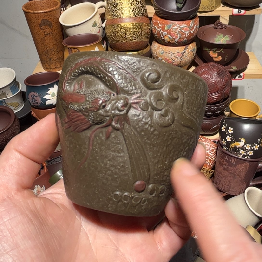 紫砂茶杯宜兴紫砂主人杯