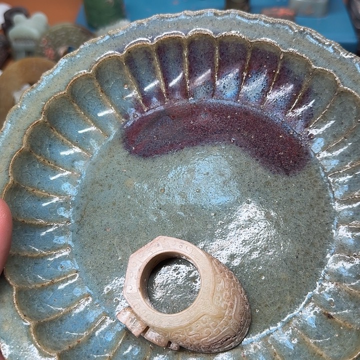 用***0陶摆件我的心好痛啊我的