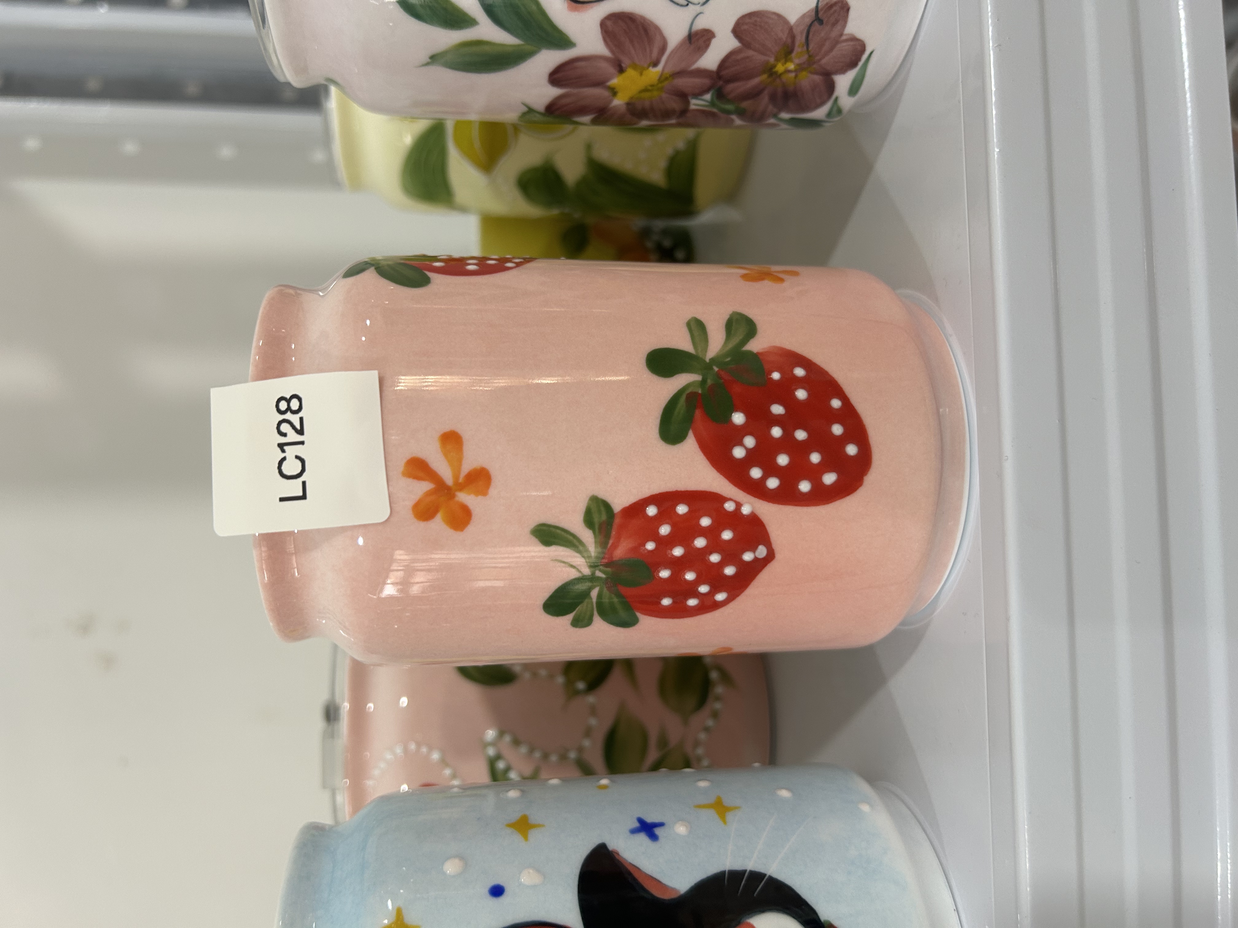 LC128 景德镇陶瓷吸管杯