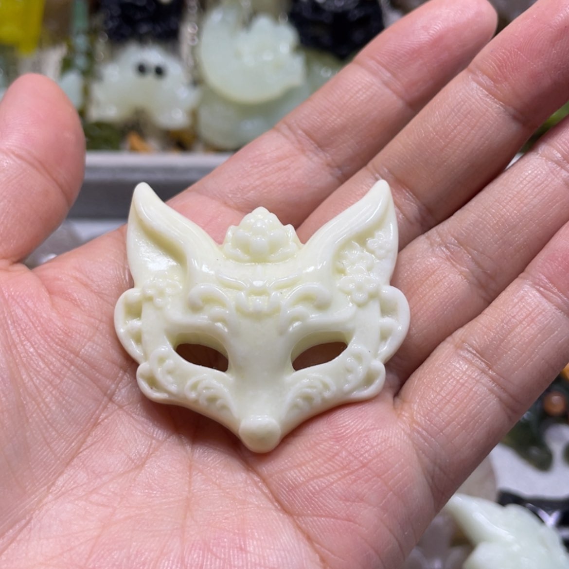 【闪购商品】岫玉颈饰未镶嵌佛*83手牌