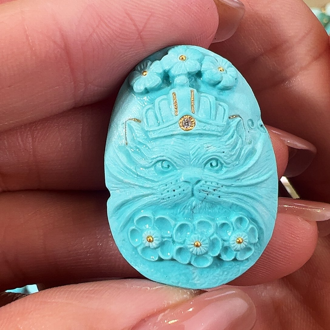 绿松石配件未镶嵌配件