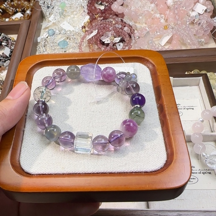 水晶手链未镶嵌紫水晶