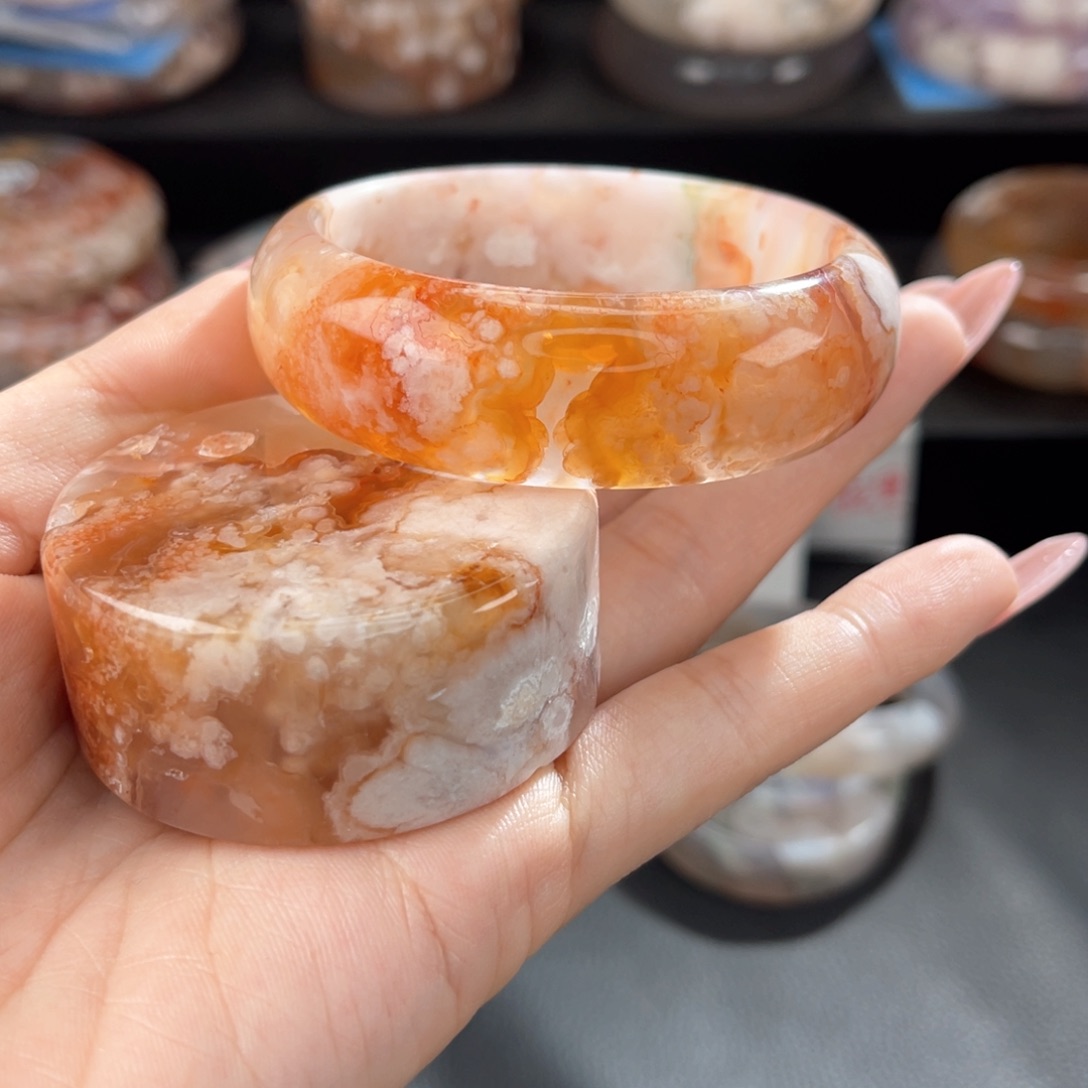 石英质玉手镯未镶嵌鱼53