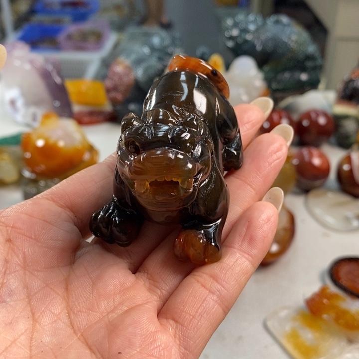 玛瑙/玉髓吊坠(不含链)未镶嵌