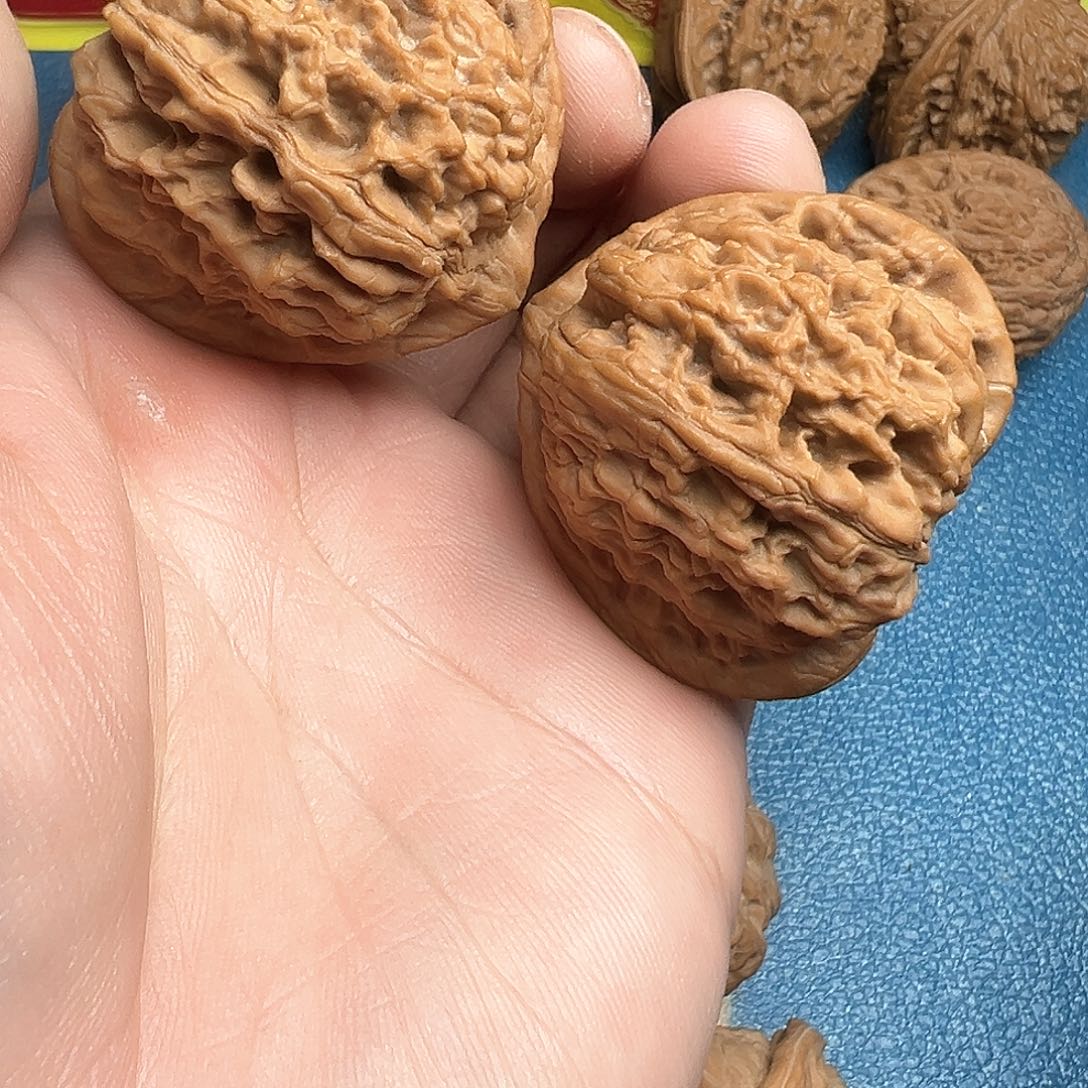 文玩核桃把件43秤砣