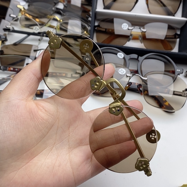 天然水晶石头眼镜