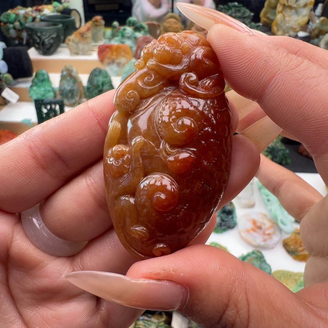 未镶嵌挂件翡翠天然缅甸