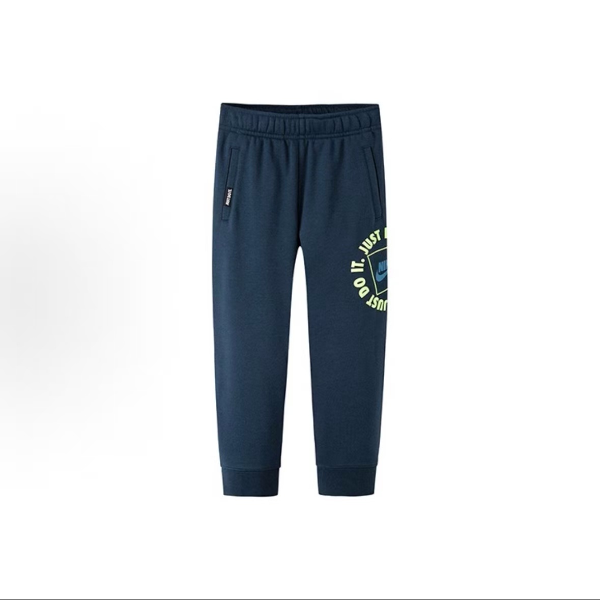 NIKE/耐克运动裤 毛圈休闲卫裤 午夜海军蓝DJ3348-400/DJ3347-400