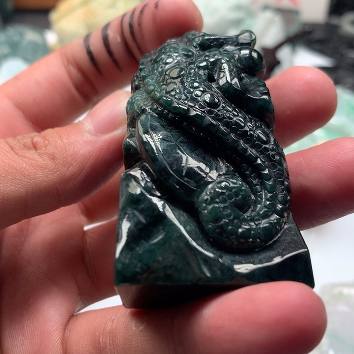 翡翠未镶嵌颈饰保真天然a货翡翠