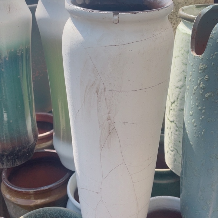 紫砂花盆瑕大一物一拍……