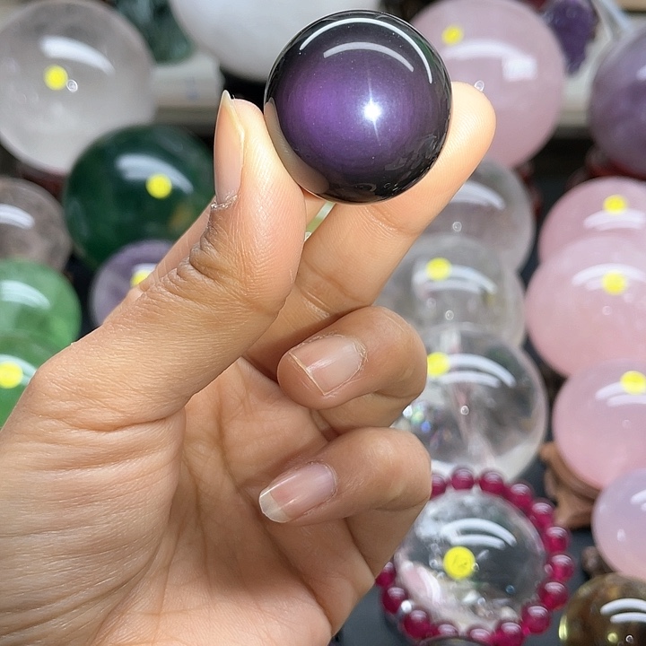 水晶天然黑彩卡3未镶嵌