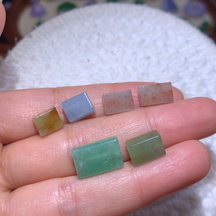 翡翠散珠方糖珠一颗