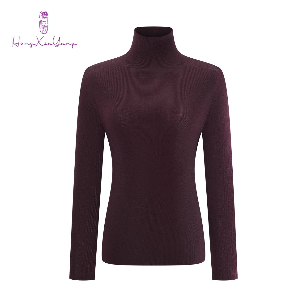 EDFNOT/杨红霞汝意JZ精纺羊毛高领打底衫JZ2469