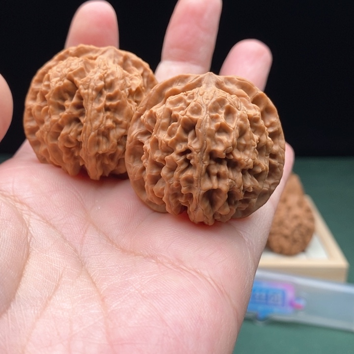 文玩核桃把件42尺全品高桩苹果园