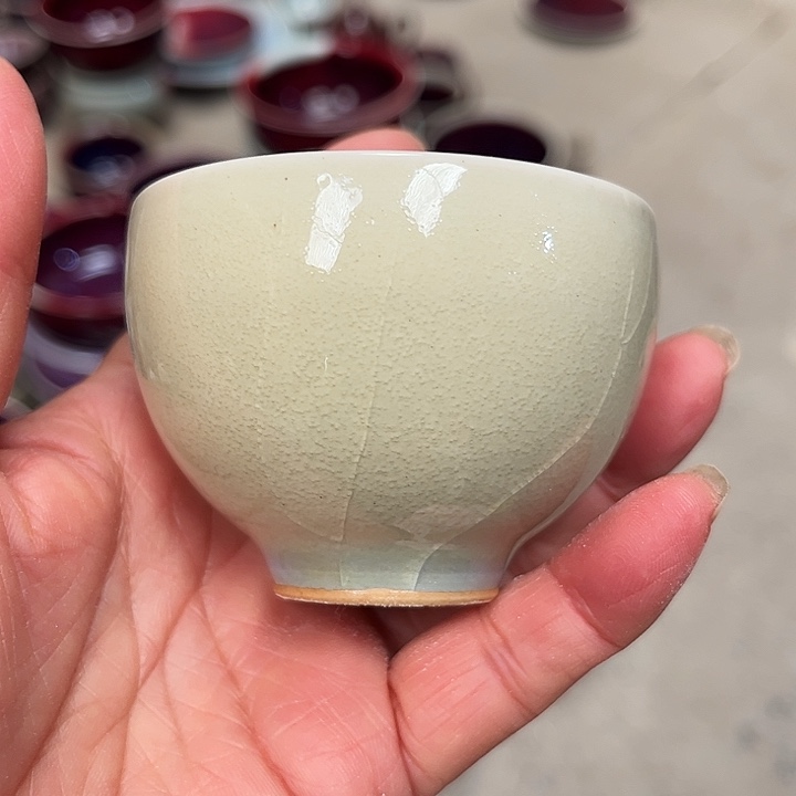 瓷片一**求钧瓷手工艺品牌杯子