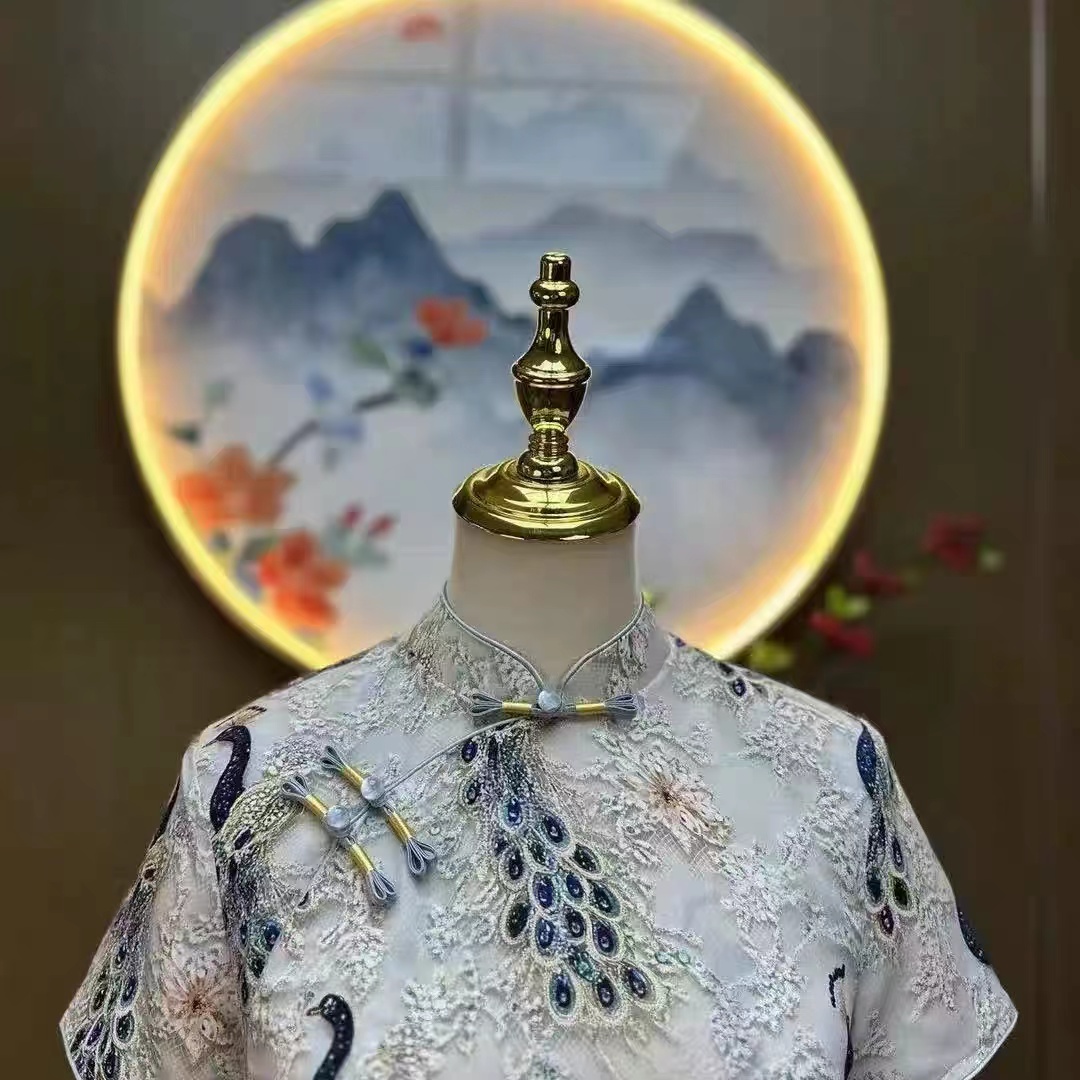 823 3-3-1新中式改良款国风款旗袍夏季新款旗袍