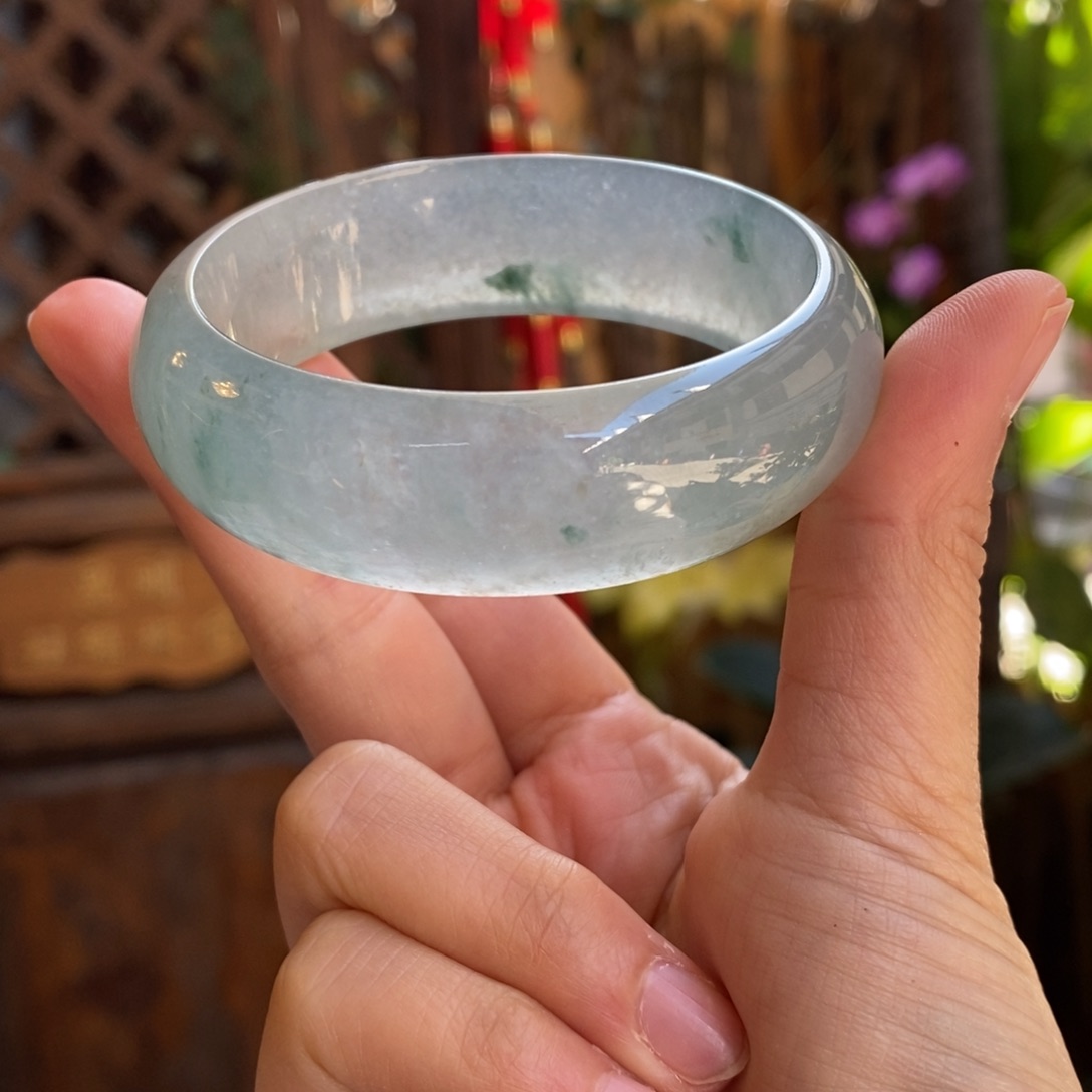 未镶嵌手镯翡翠54圈
