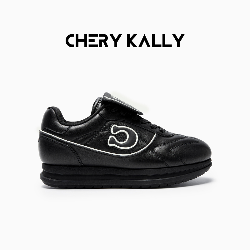 CHERY KALLY厚底透气板鞋时尚休闲鞋女鞋潮流增高运动鞋963YD5590