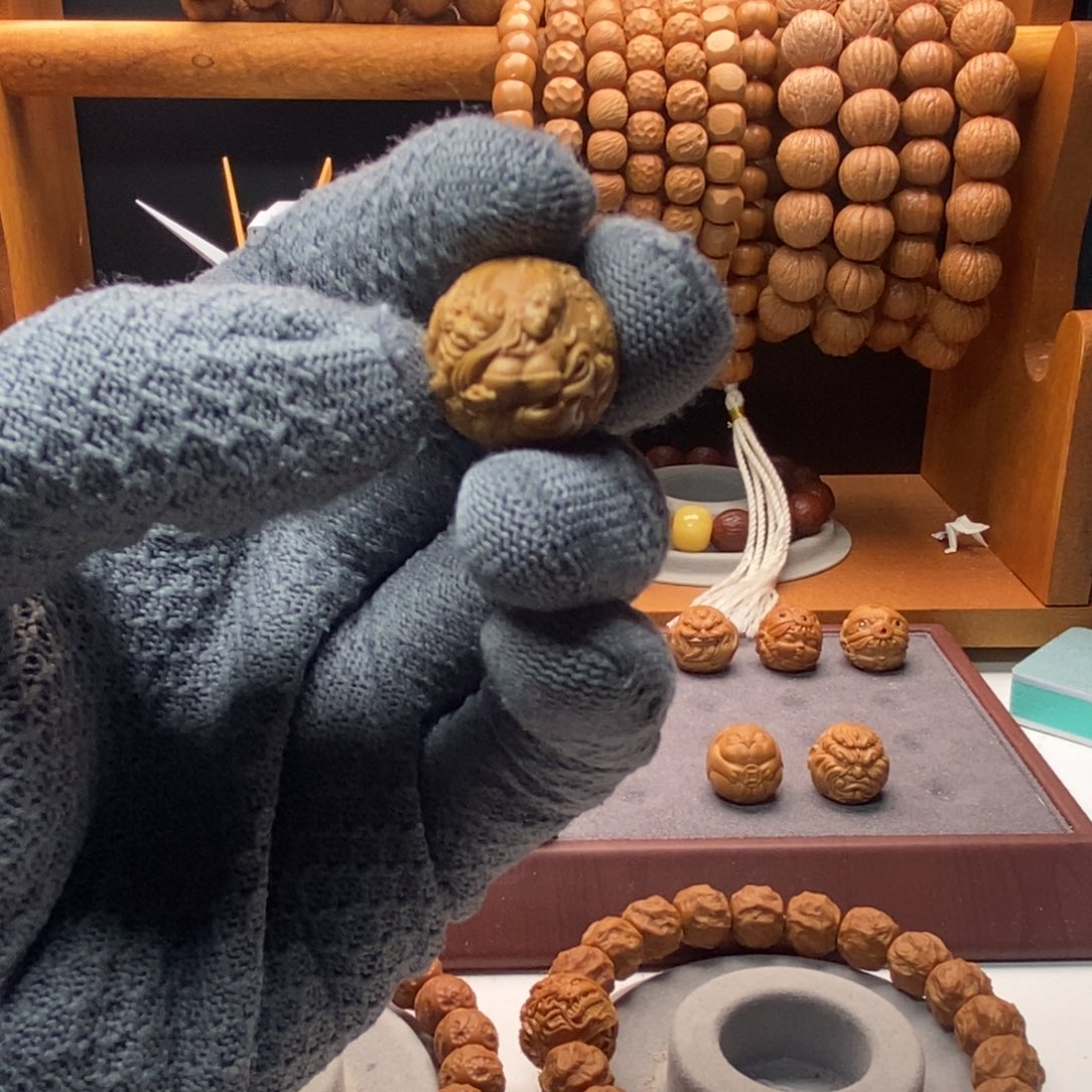 猴头核桃手串单颗