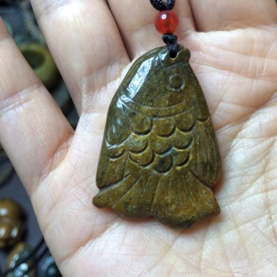 岫岩河磨玉（透闪石质玉）未镶嵌挂件