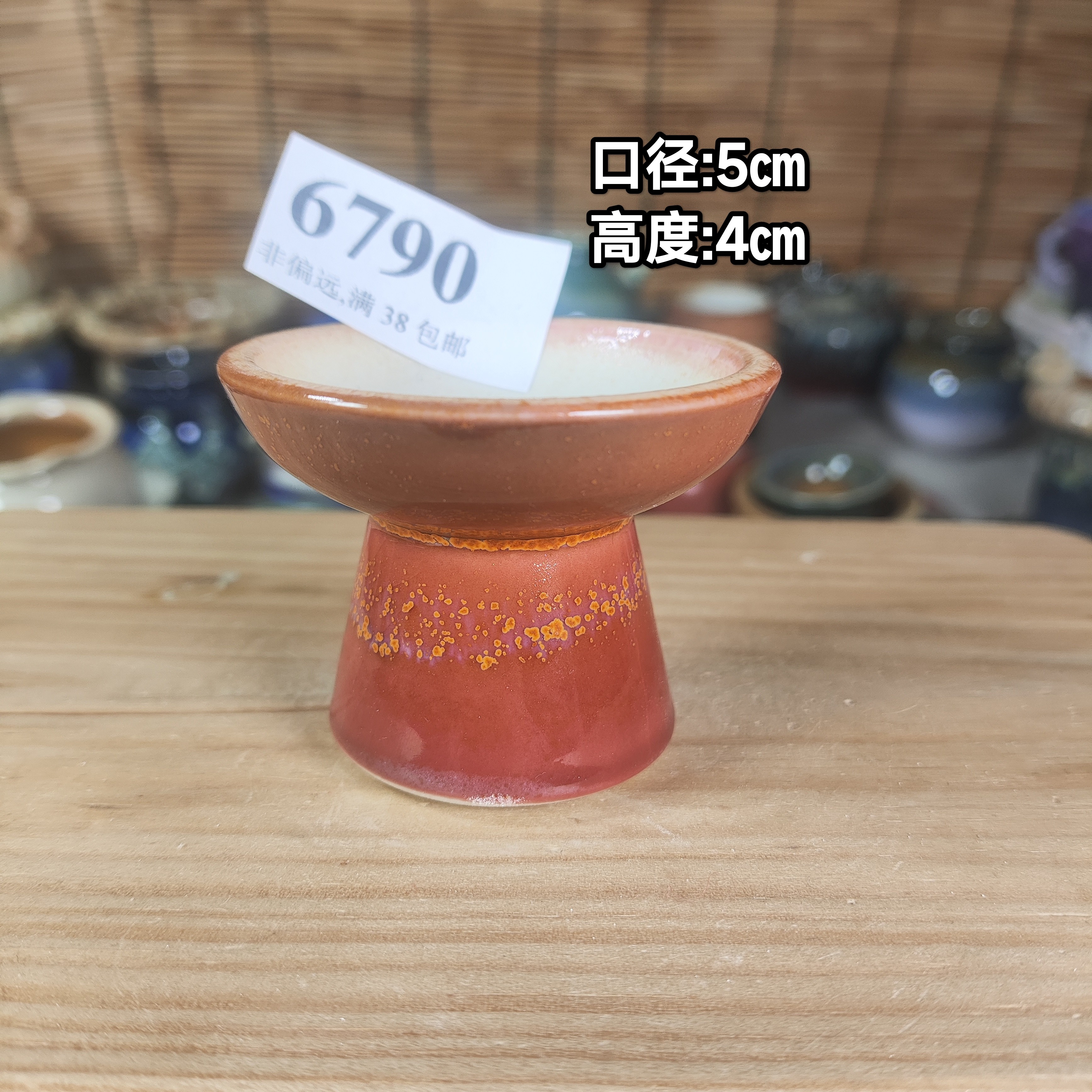 手工创意多肉花盆摆件迷你多肉花盆景德镇纯手工制做