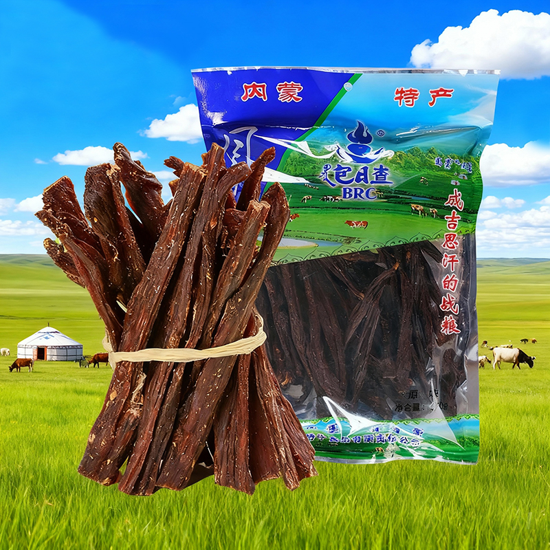 包日查超干牛肉干风干特干手撕牛肉干内蒙古特产原味零食小吃