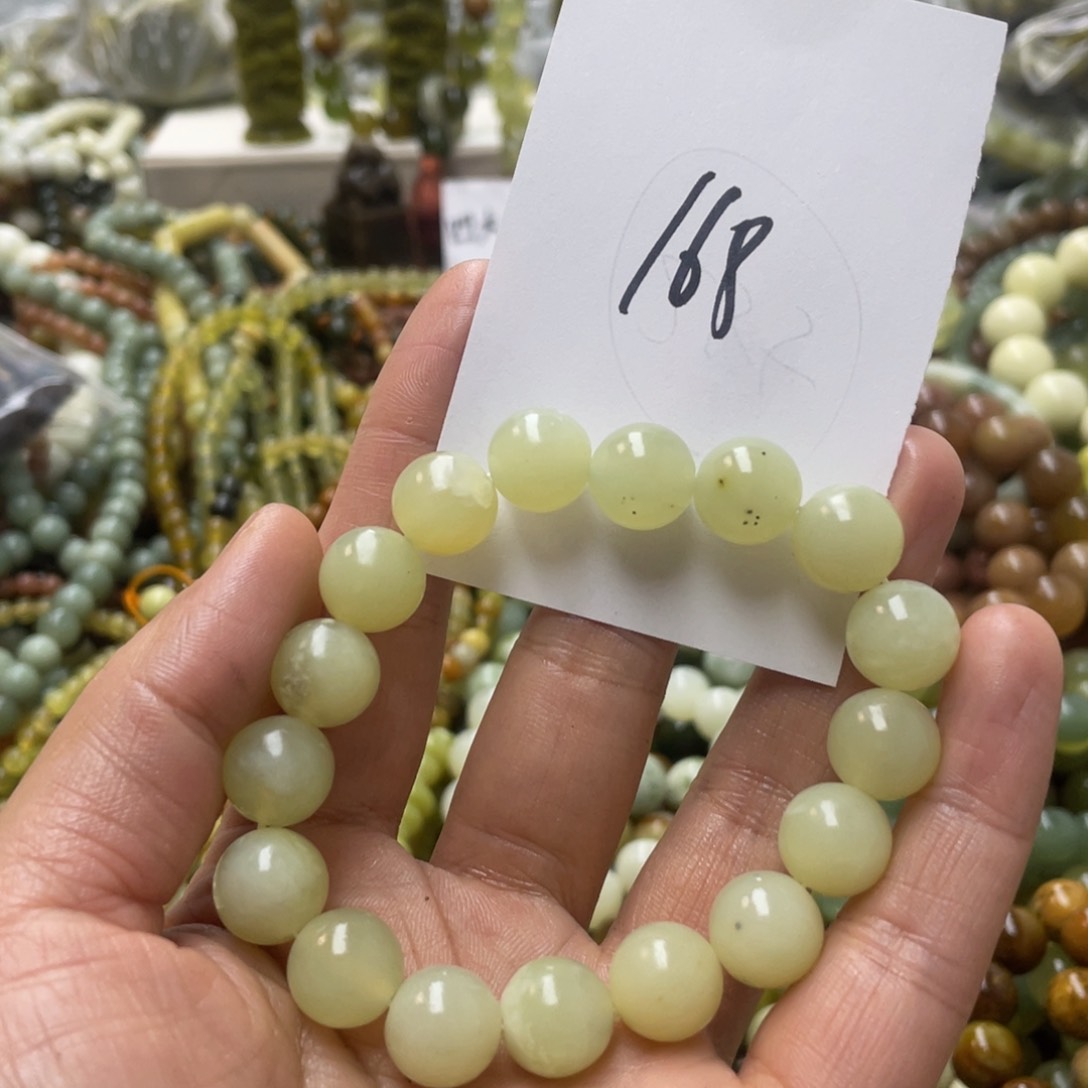 蛇纹石玉手链未镶嵌