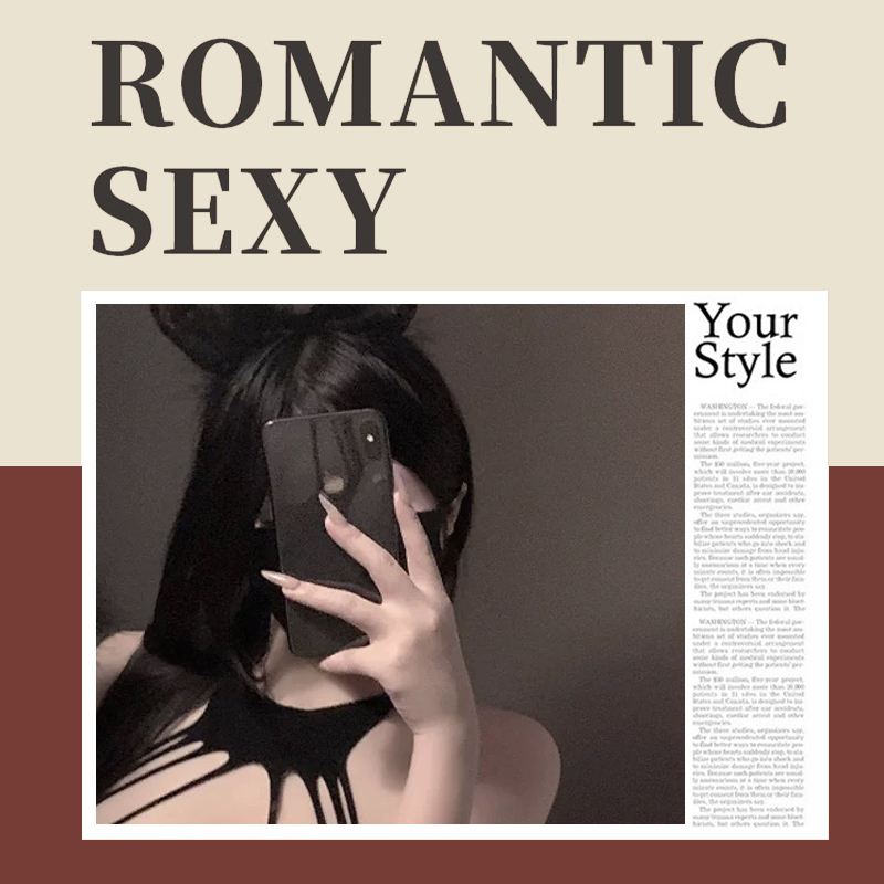 Romantic Sexy 2025气质可撕纯欲女装氛围感网衣时尚套装DX1