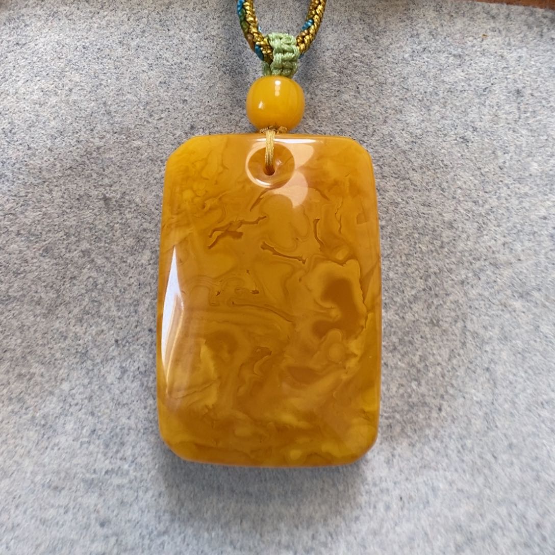 未镶嵌颈饰蜜蜡蜜蜡