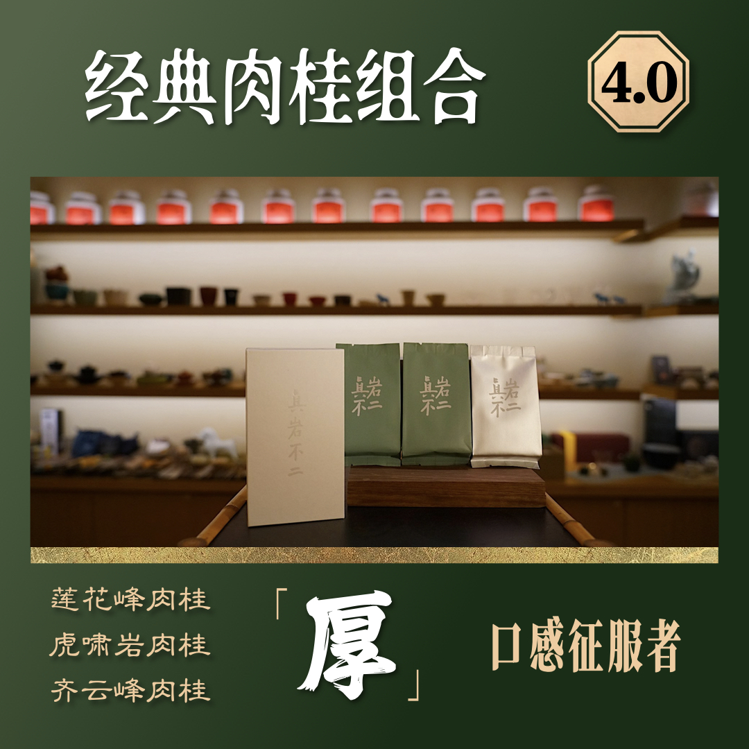 【经典肉桂组合4.0】莲花峰肉桂 齐云峰肉桂 虎啸岩肉桂 正岩纯料
