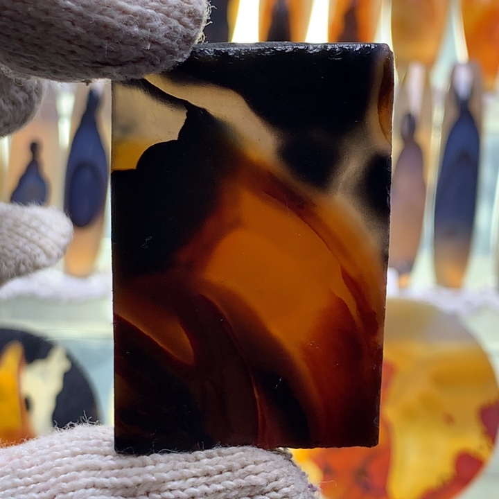 未镶嵌玛瑙/玉髓珠宝半成品108有瑕