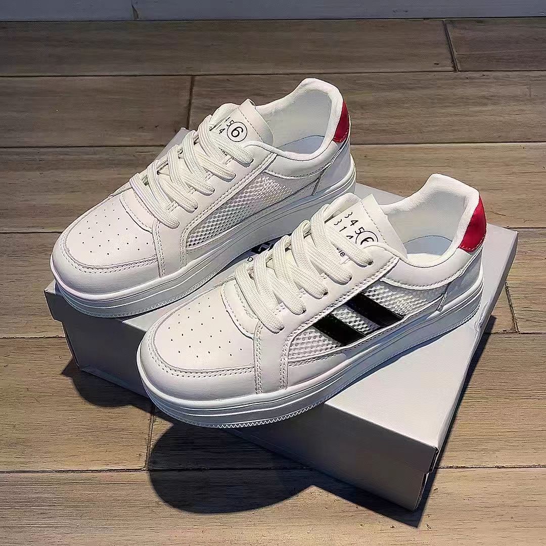 24015真皮小白鞋爆款春夏鞋子透气潮百搭夏季板鞋