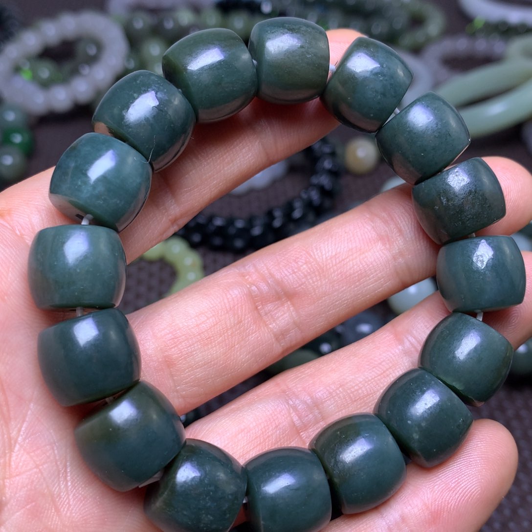 未镶嵌手串和田玉14