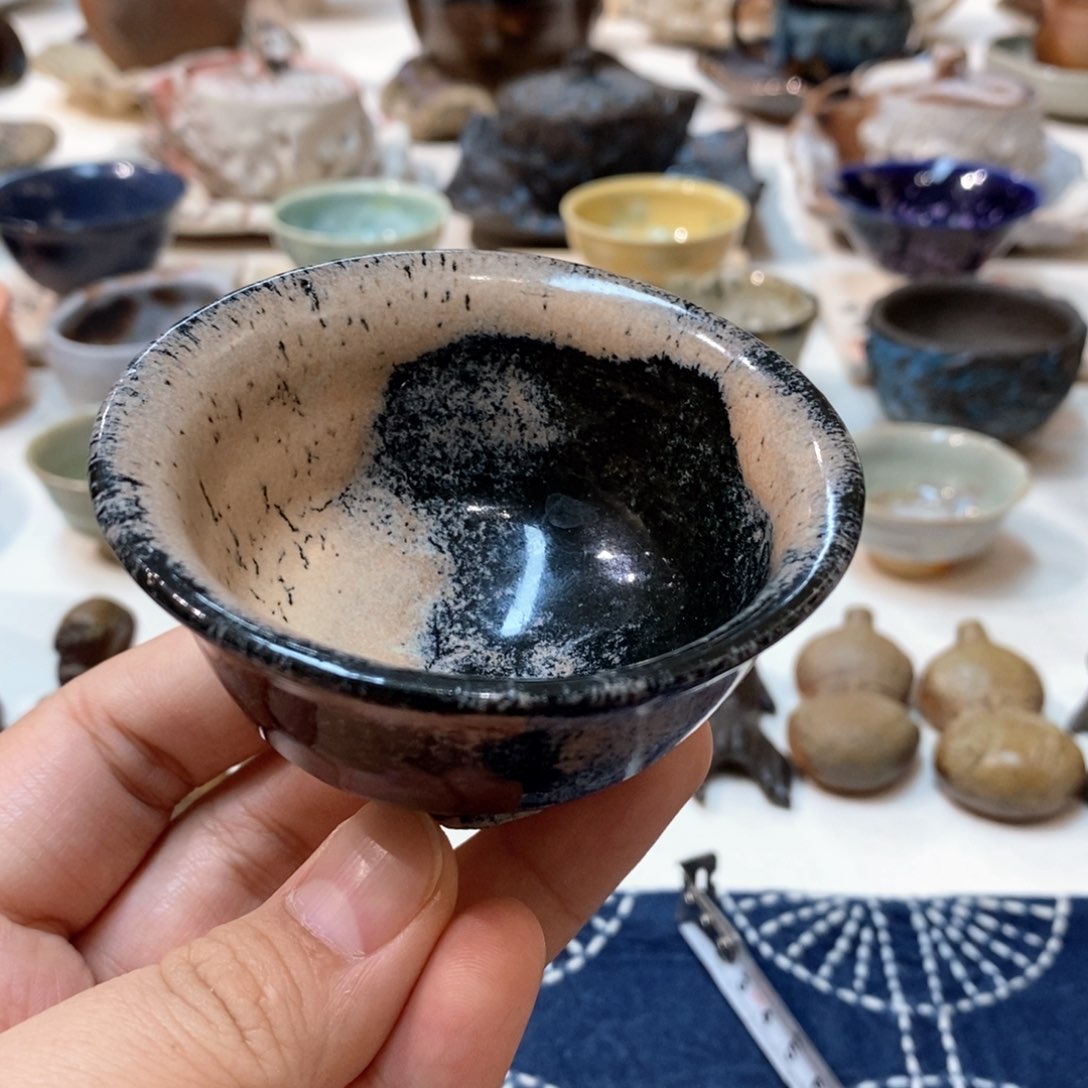 柴烧侘寂粗陶茶具