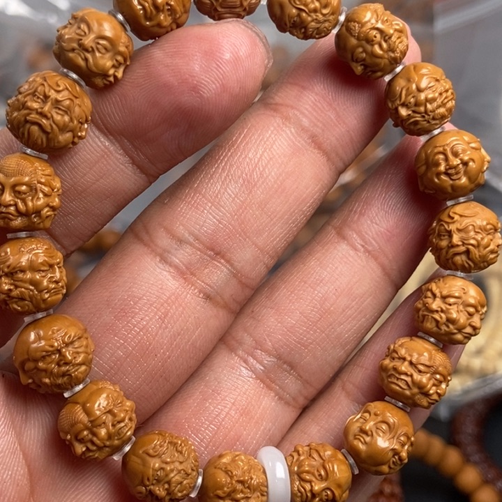 猴头核桃吊坠今天