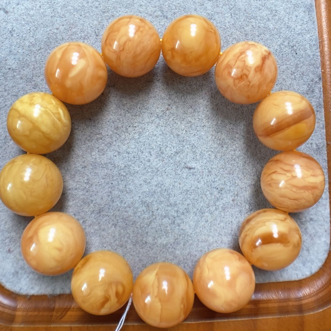 蜜蜡手串未镶嵌蜜蜡