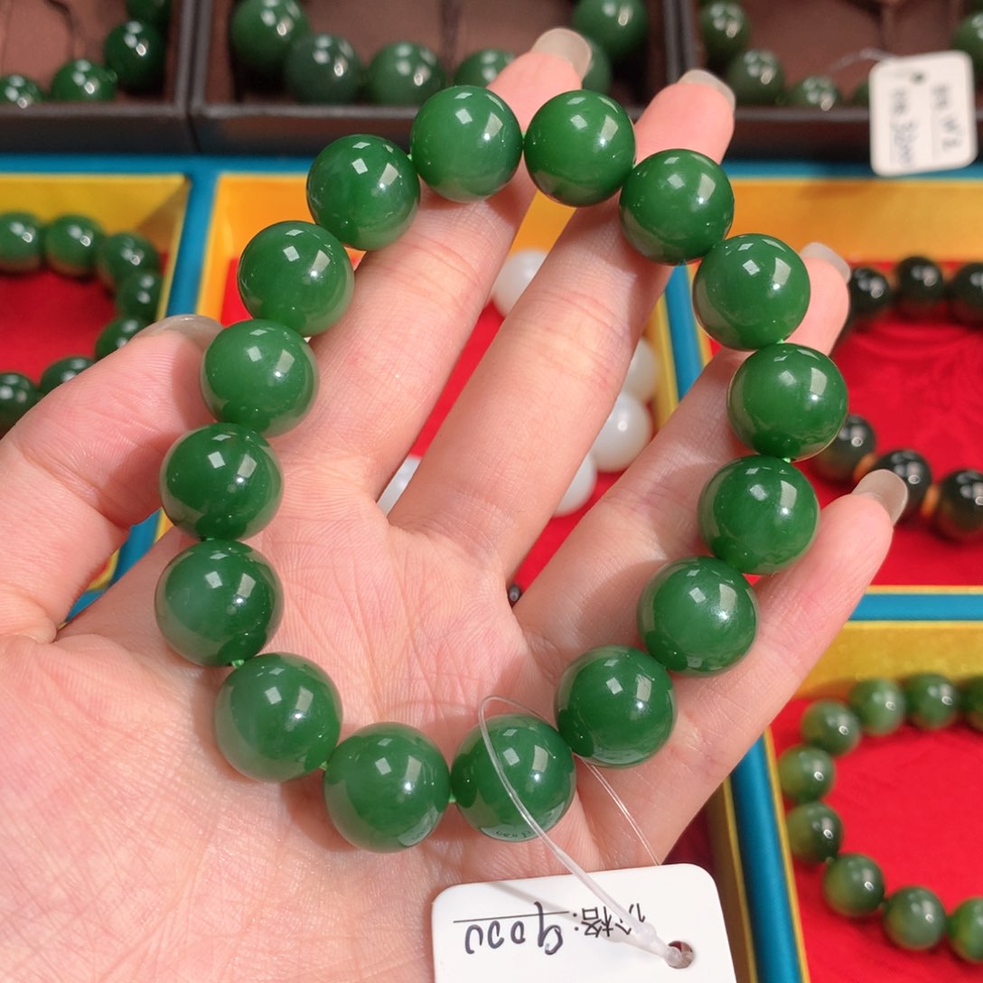 和田玉（碧玉）手串未镶嵌