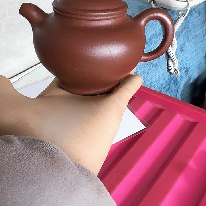 紫砂茶壶上****司底槽青掇只270cc半手