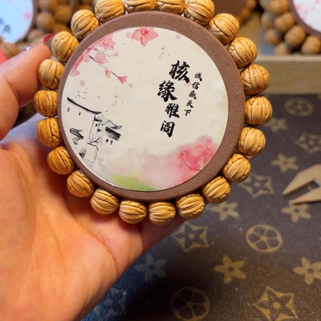 手串桃核小黄桃12