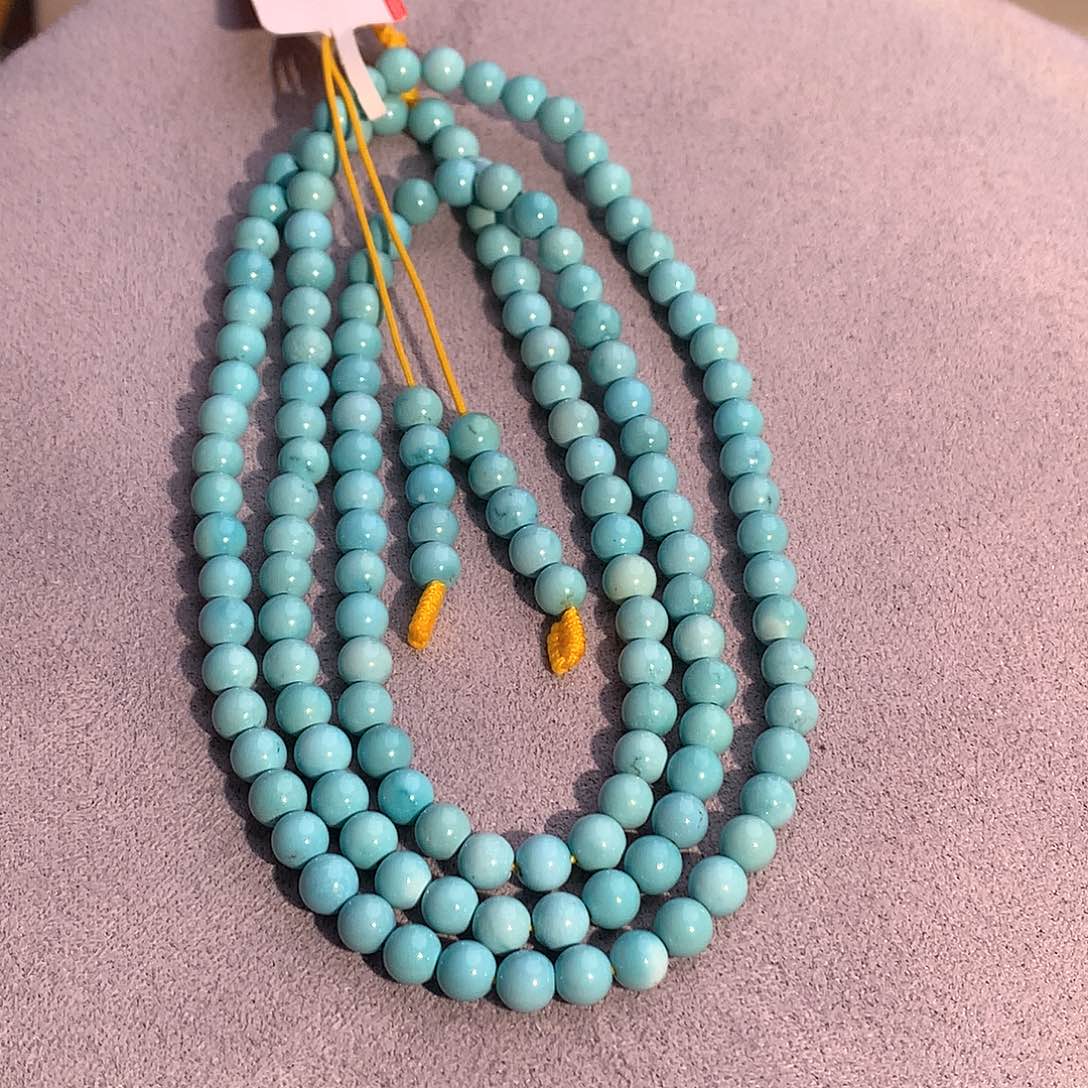 未镶嵌绿松石5mm圆珠108