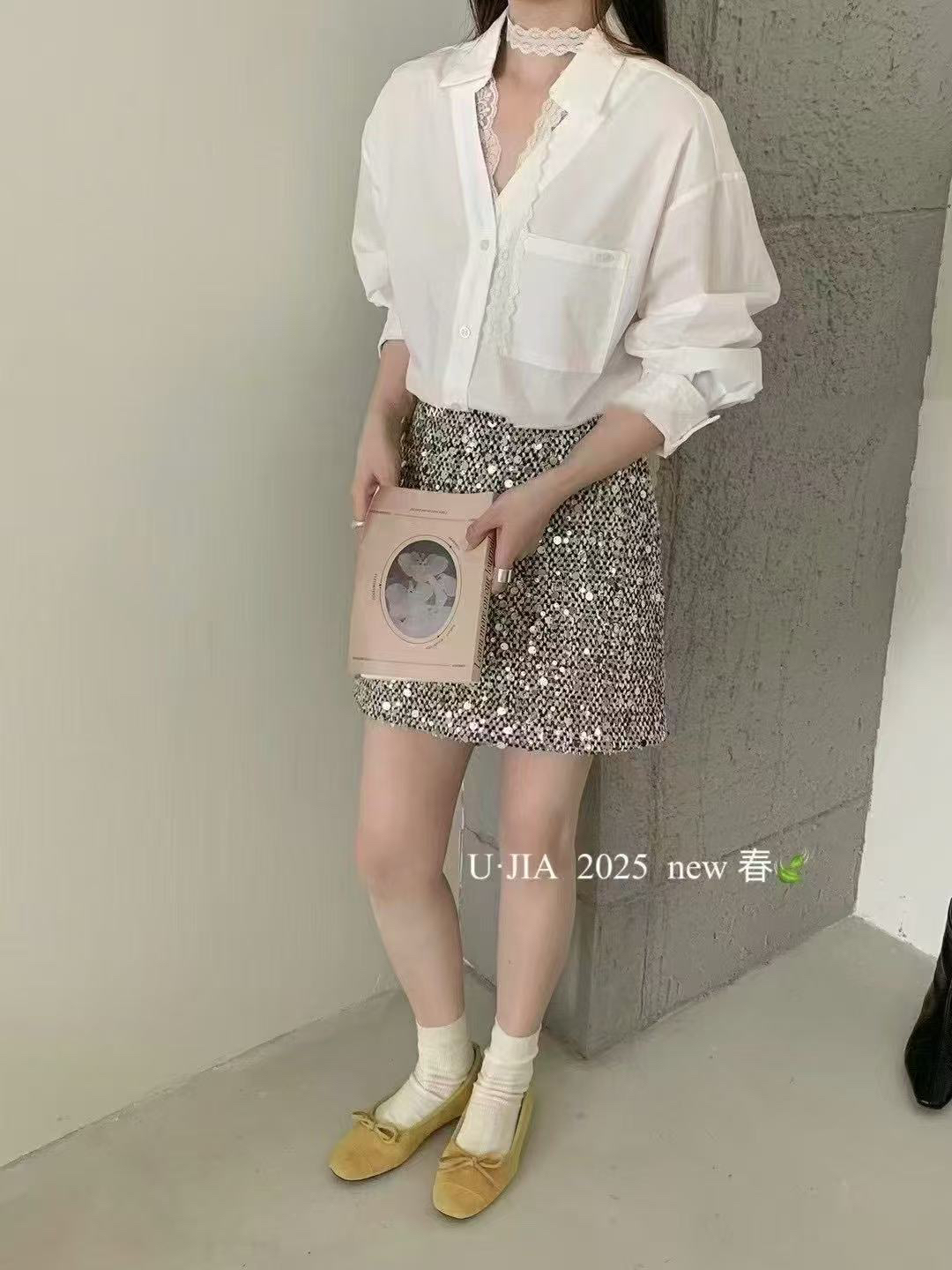 时尚女性长袖衬衫