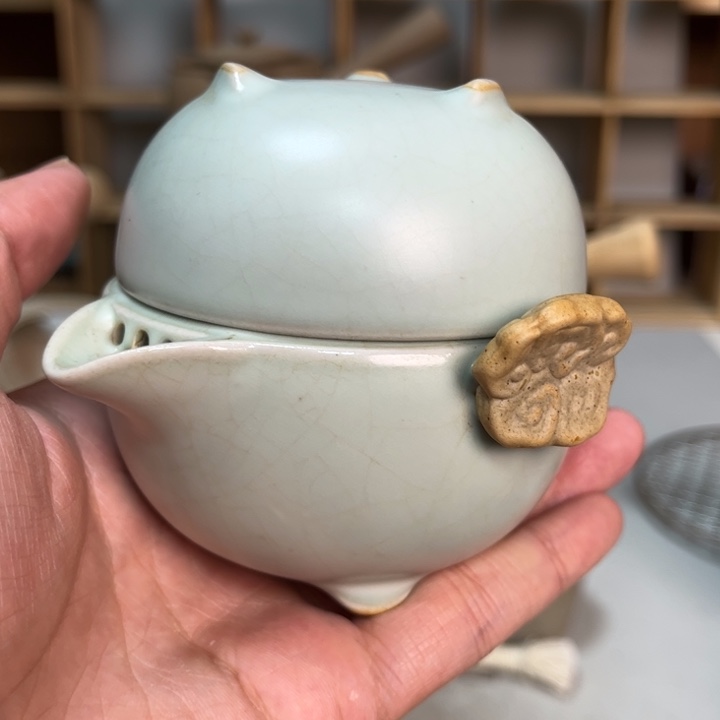 壶老段烧陶瓷茶器