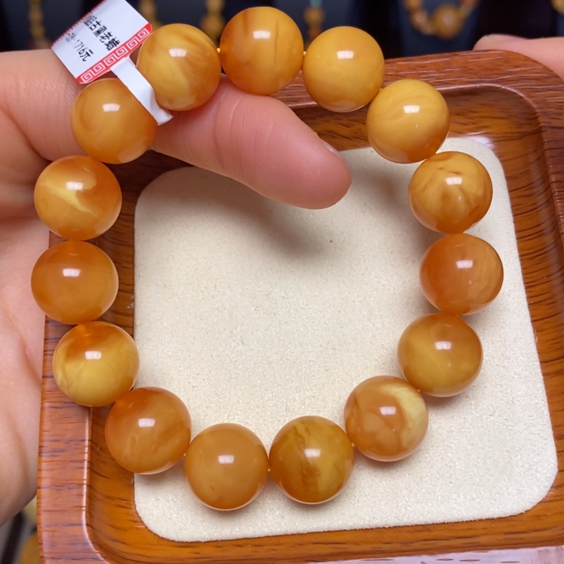 【闪购商品】蜜蜡手链未镶嵌手串